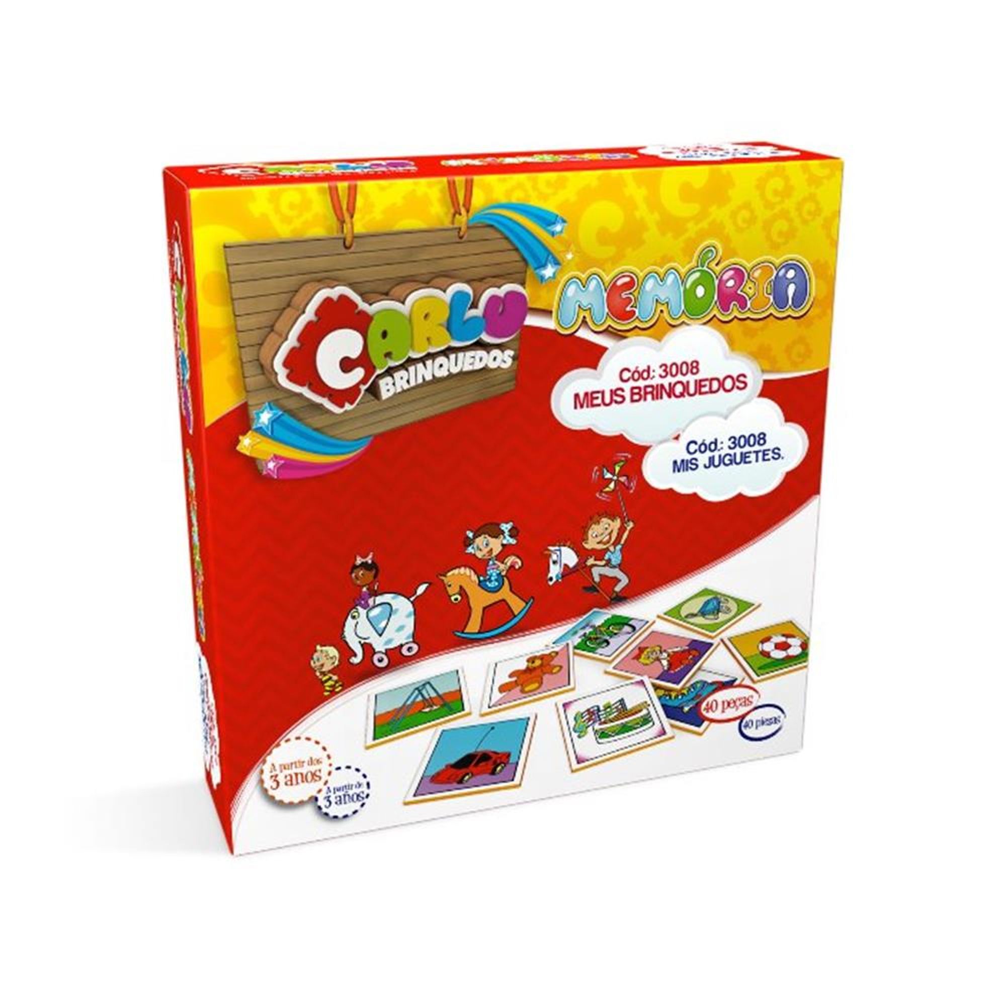 Carlu Brinquedos - Jogo Educativo, 4+ Anos, 150 Peças, Color Multicolorido,  1120