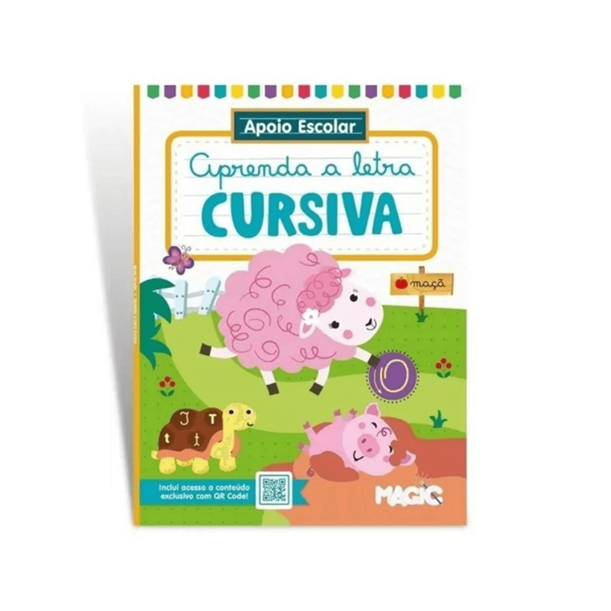 Jogo memória das letras cursivas